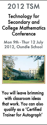 Maths ICT training at TSM 2012