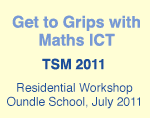Maths ICT training at TSM 2011