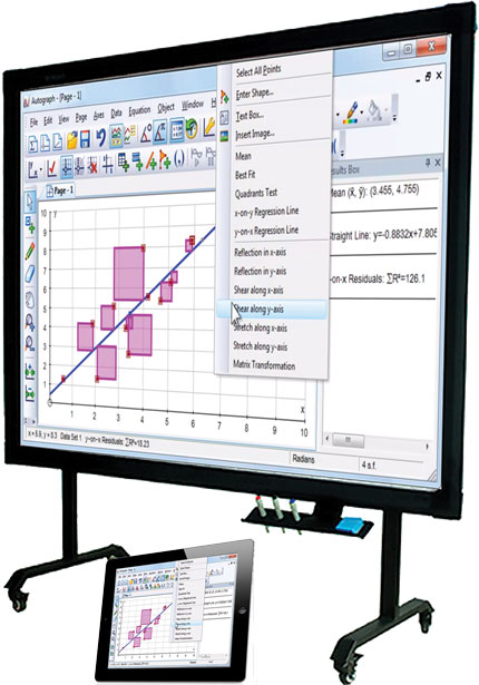 Autograph is perfect for Interactive Whiteboards