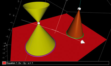 3D Conical Objects in Autograph