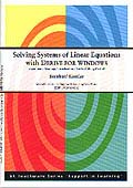 Cover of "Solving Systems of Linear Equations with DERIVE for Windows"
